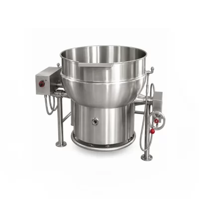 Marmita a Gas Fija-Volteo MG140 de 140 Litros