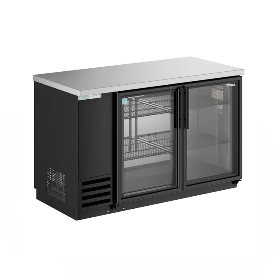 Refrigerador Bajo Barra 2 Puertas de Vidrio 20.9 Pies Cúbicos True TBB-2G-HC
