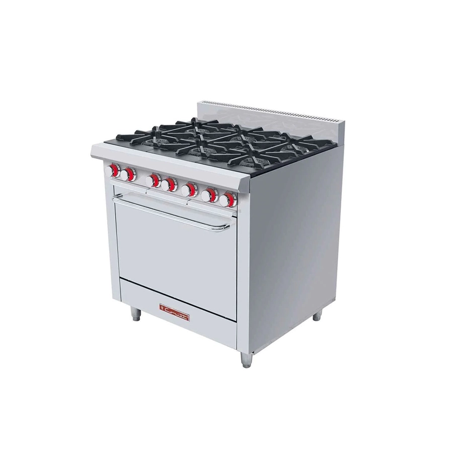 Estufa 6 Quemadores con Horno a Gas Coriat EC-6-HG MASTER