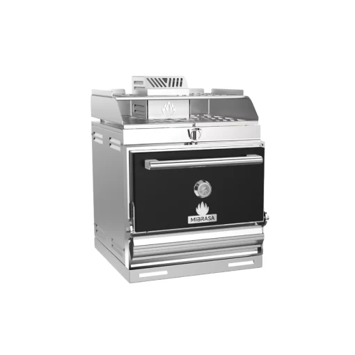 Horno Brasa Mibrasa con Soporte para Bandejas SPACE HMBSB75-S