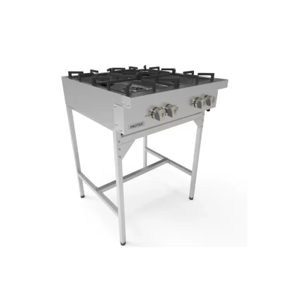 Parrilla 4 Quemadores de Piso a Gas Protek PAP-4QGS