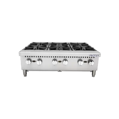 Parrilla 6 Quemadores a Gas Protek  PAP-6QG