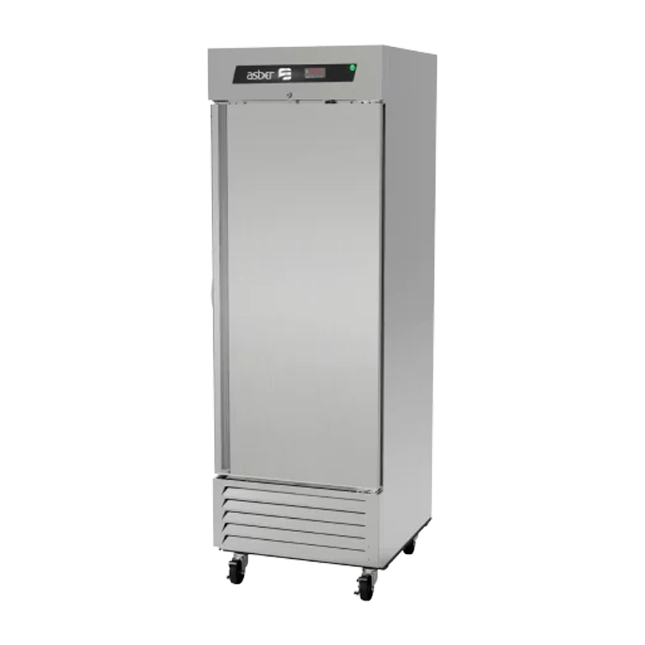 Refrigerador 1 Puerta Sólida 23 Pies Cúbicos ASBER ARR-23-H-HC