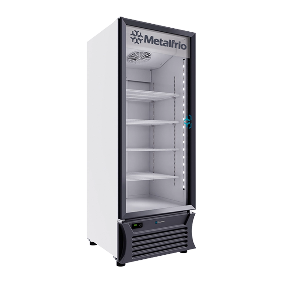 Refrigerador 1 Puerta de Vidrio 21 Pies Cúbicos METALFRIO RB460