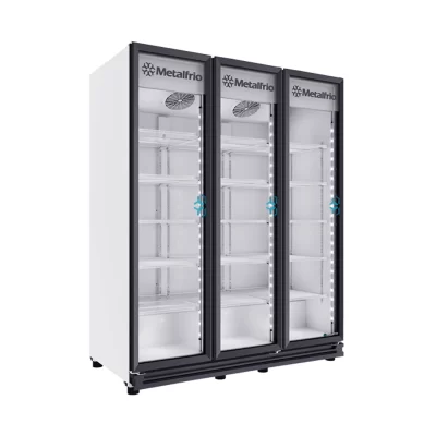 Refrigerador 3 Puertas de Vidrio 67 Pies Cúbicos METALFRIO RB900