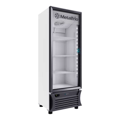 Refrigerador 1 Puerta de Vidrio 12 Pies Cúbicos METALFRIO RB270