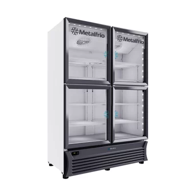 Refrigerador 4 Puertas de Vidrio 42 Pies Cúbicos METALFRIO RB804
