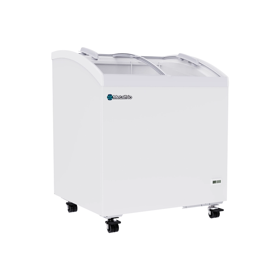 Congelador Horizontal Exhibidor METALFRIO CHC200 7 pies cúbicos Cristal Curvo