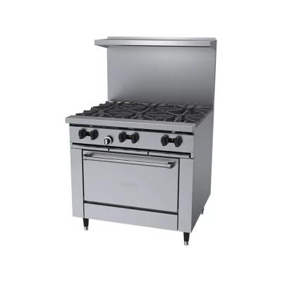 Estufa 6 Quemadores con Horno a Gas Garland Sunfire X36-6R