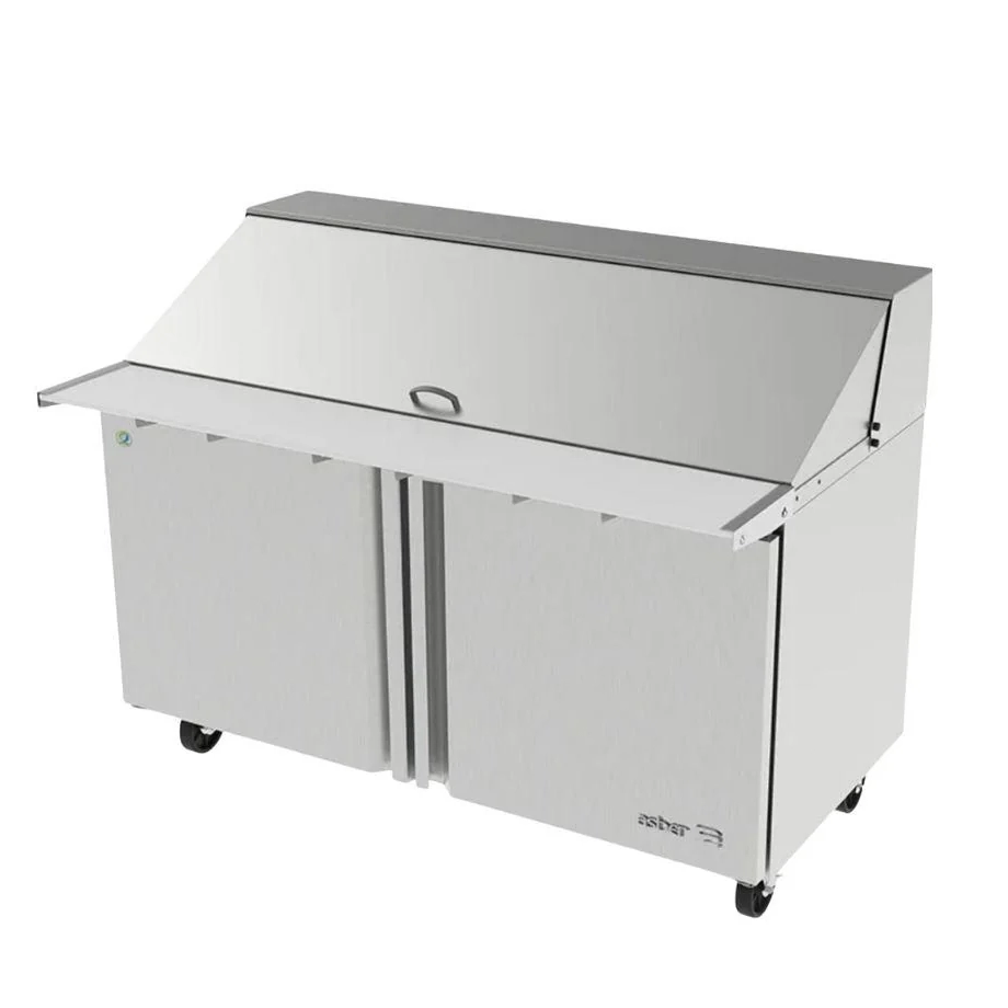 Mesa de Preparación de Pizzas ASBER APTM-60-24 HC 20.6 Pies Cúbicos