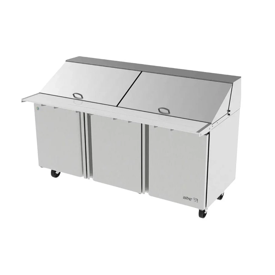 Mesa de Preparación de Pizzas ASBER APTM-72-30 HC 25.4 Pies Cúbicos