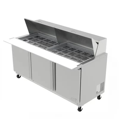 Mesa de Preparación de Pizzas ASBER APTP-72-HC 20.6 Pies Cúbicos Professional Line Neo Series