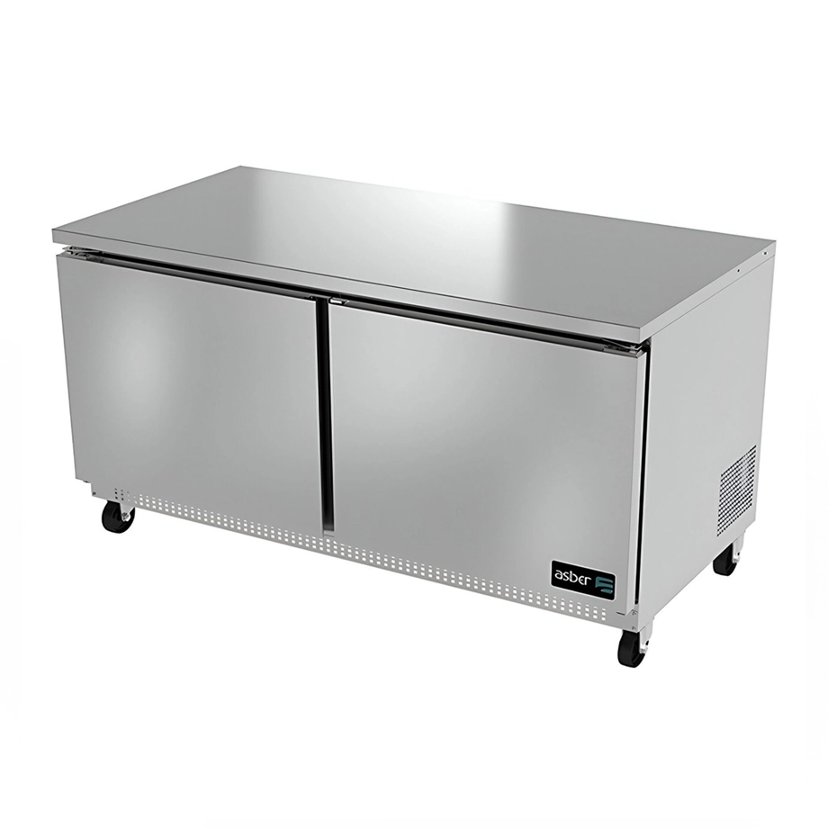 Mesa Refrigerada ASBER AUTR-60-HC Neo Series Bajo Mostrador 16.8 Pies Cúbicos
