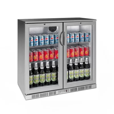 Refrigerador Bajo Barra Backbar 2 Puertas de Vidrio 9 Pies Cúbicos PARKER-LUX BBC-2