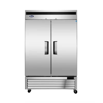 Refrigerador Vertical 2 Puertas Sólidas 43.8 Pies Cúbicos Atosa MBF8507GR